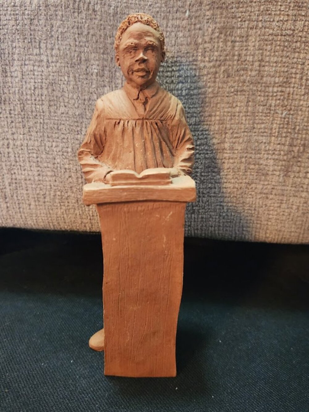 "Preacher / Minister at the Pulpit" from 1991 TnT folk art series.